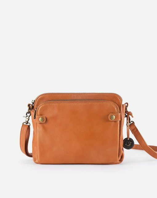 Crossbody-lædertaske til kvinder - Tricia