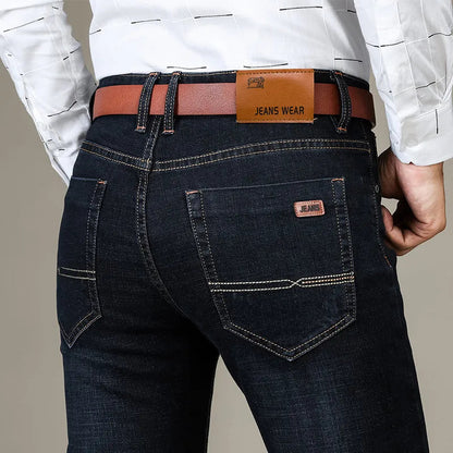 Lige pasform Casual Strække Jeans - Benza