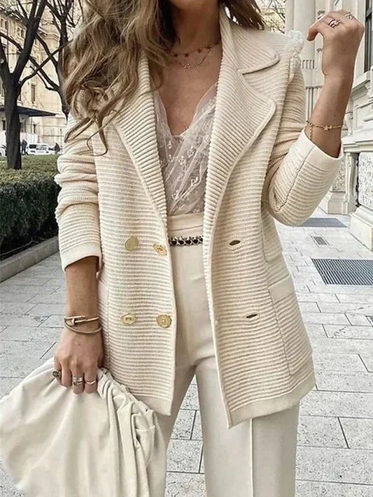 Chic khaki blazer - Alexa