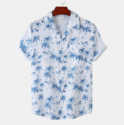 Hawaii Surf Floral Blouse til mænd - Peter