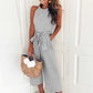 Zara - Elegant stribet jumpsuit