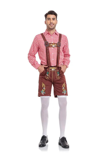 Traditionelt bayersk oktoberfest-kostume til mænd - Javarka