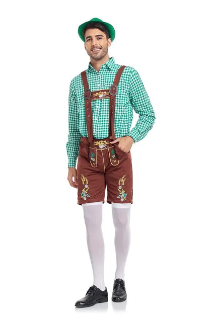 Traditionelt bayersk oktoberfest-kostume til mænd - Javarka