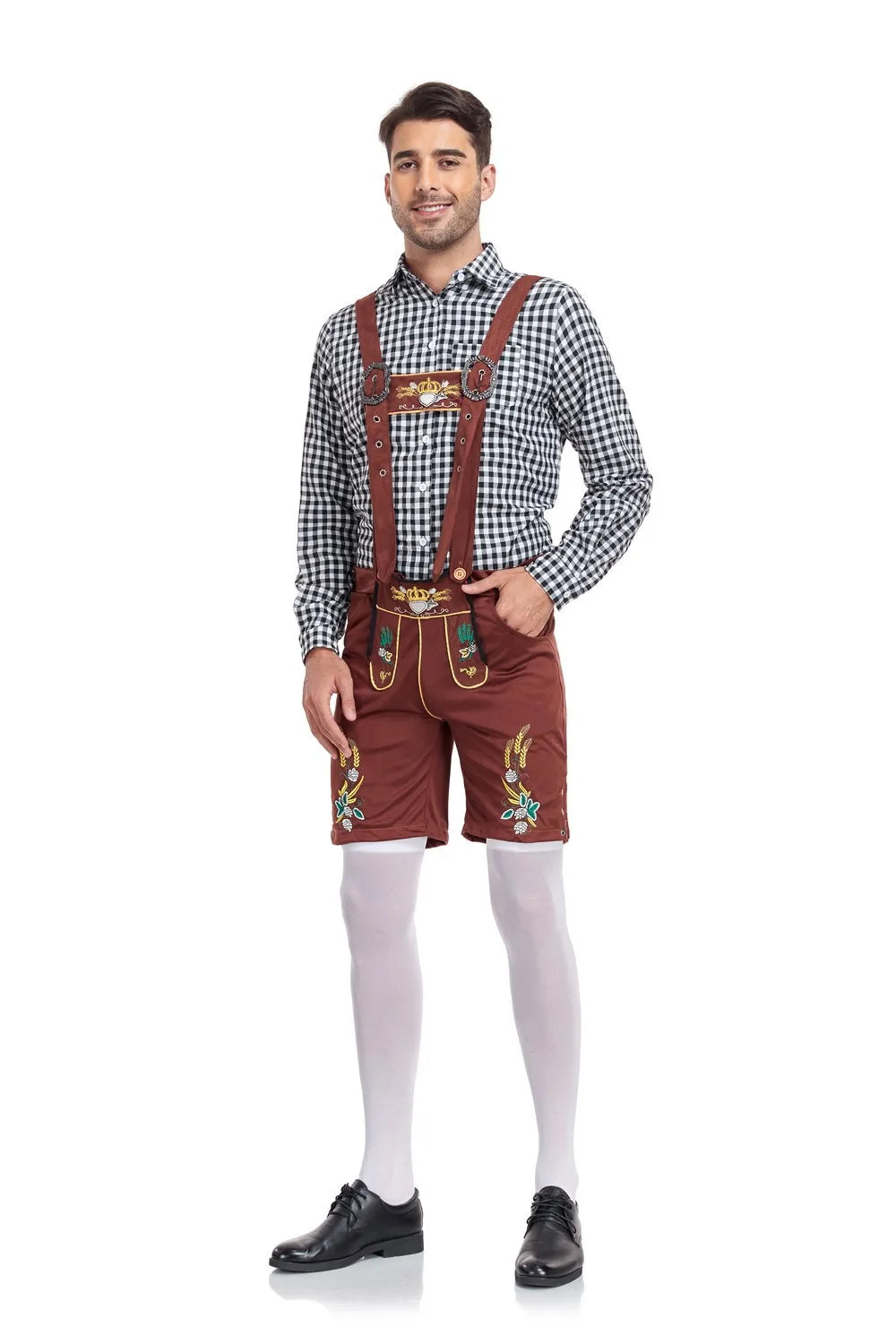 Traditionelt bayersk oktoberfest-kostume til mænd - Javarka