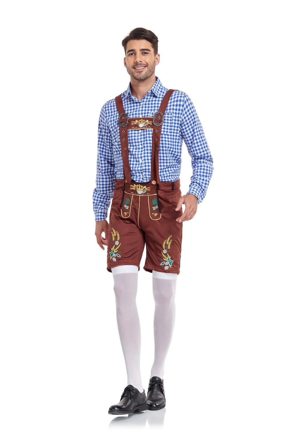 Traditionelt bayersk oktoberfest-kostume til mænd - Javarka