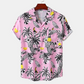 Hawaii Surf Floral Blouse til mænd - Peter