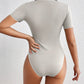 Sort Farveblok Bodysuit - Jana