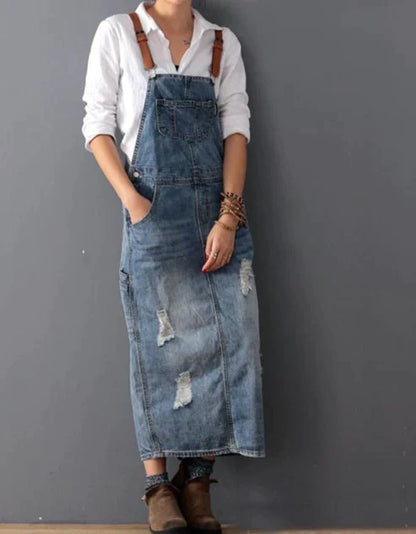 Revet denim jumpsuit - Lennon